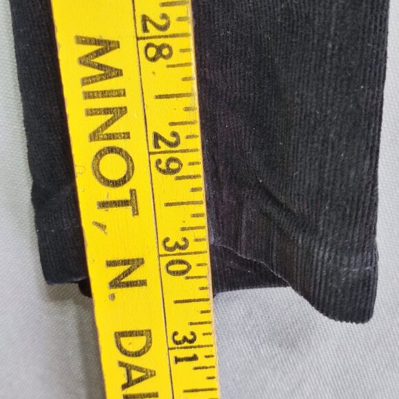 Buffalo Iron corduroy pants women's size 8X32 black mid-rise slim fit - Picture 9 of 11
